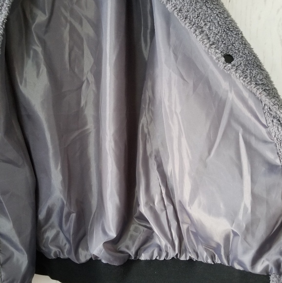 Original Deluxe Men's Varsity Sherpa Fleece Jacket - Picture 6 of 8